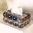 thumbnail image 4 of Transparent Tissue Box Living Room High-end Light Luxury Paper Box Tissue Storage Organizer Home Decoration Creative Napkin Box, 4 of 4