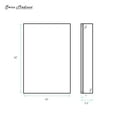 thumbnail image 7 of Cache 20 x 30 Rectangle Recessed/Wall Mount Medicine Cabinet with Mirrored Sides, 7 of 7