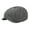 Grey, variant on Duck Tongue Hat Men Solid Color Beret Windproof Short Pleaked Hat Herringbone British Painter Hat Outdoor Travel Fishing Headwear