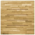 thumbnail image 3 of vidaXL Table Top Solid Oak Wood Square 23 mm 80x80 cm, 3 of 4