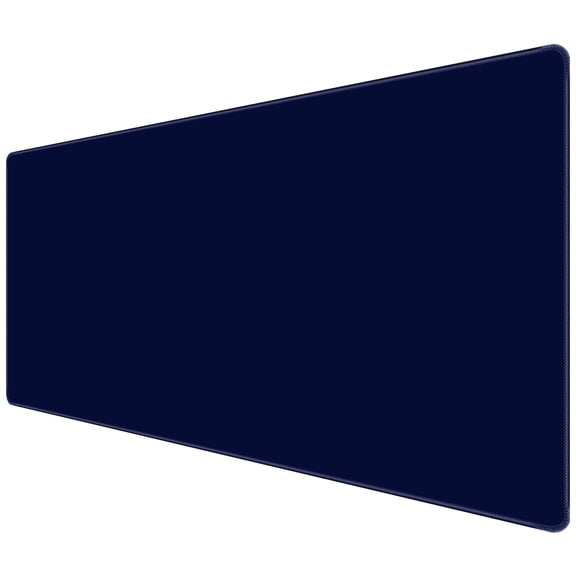 Lectrus Executive Leather Desk Pad, Genuine Leather Large Mouse Pad with Non-Slip Base, Luxury Office Desk Mat for Keyboard and Mouse, 31.5"x11.8", Navy blue