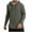 Army Green, variant on Annhoo Men's Hooded Sweater Drawstring Solid Color Ribbed Knit Shirts Long Sleeve Button Casual Tops Fall Winter Clothes