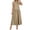 Khaki Dresses, variant on Summer Linen Tank Dress for Women Halter Neck Sleeveless Long Dresses Boho Casual Loose Fit Beach Sundress Light Blue L
