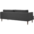thumbnail image 3 of Modway Agile Upholstered Fabric Sofa in Gray, 3 of 4