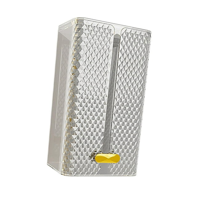 Servilletero de papel de seda, horizontal o vertical, duradero, para uso facial. Blanco transparente