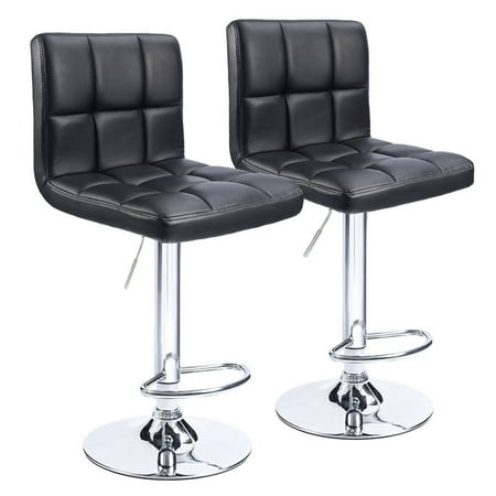 Ubesgoo Bar Stools Swivel Pu Leather Stool Chair With Back Adjule Kitchen Island Counter Height Black Set Of 2 Ubesgoo Bar Stools Swivel Pu Leather Stool Chair With Back Adjule Kitchen Island Counter Height Black Set Of 2