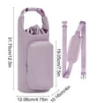 thumbnail image 3 of Water Bottle Carrier Bag with Phone Pocket 32oz 40oz Tumbler Insulated Water Bottle Holder with Adjustable Shoulder Strap Carrier Sling Bag, 3 of 6