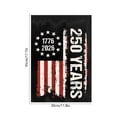 thumbnail image 2 of BSJJY 250 Years America Garden Flag, America 250th Anniversary Banner USA 4th of July Patriotic Freedom Yard Sign Double-Sided Waterproof Flag 12x18 Inch (A), 2 of 6