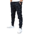 thumbnail image 2 of Jogger cargo de gabardina stretch John Silver Corte skinny y estampado de camuflaje negro, 2 of 4