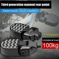 thumbnail image 3 of fankhu Electric Mountain Bicycle Folding Footrest Bike Foot Pegs Rear Pedals Black, 3 of 9
