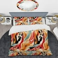 thumbnail image 2 of Designart "Metropolitan Color Fusion" Black Geometric Bedding Covert Set - Modern & Contemporary Bed Set With 1 Sham, 2 of 5