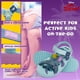 thumbnail image 4 of Sandals Disney Stitch, zapatos de verano para niñas, azules, talla 3US, 4 of 5
