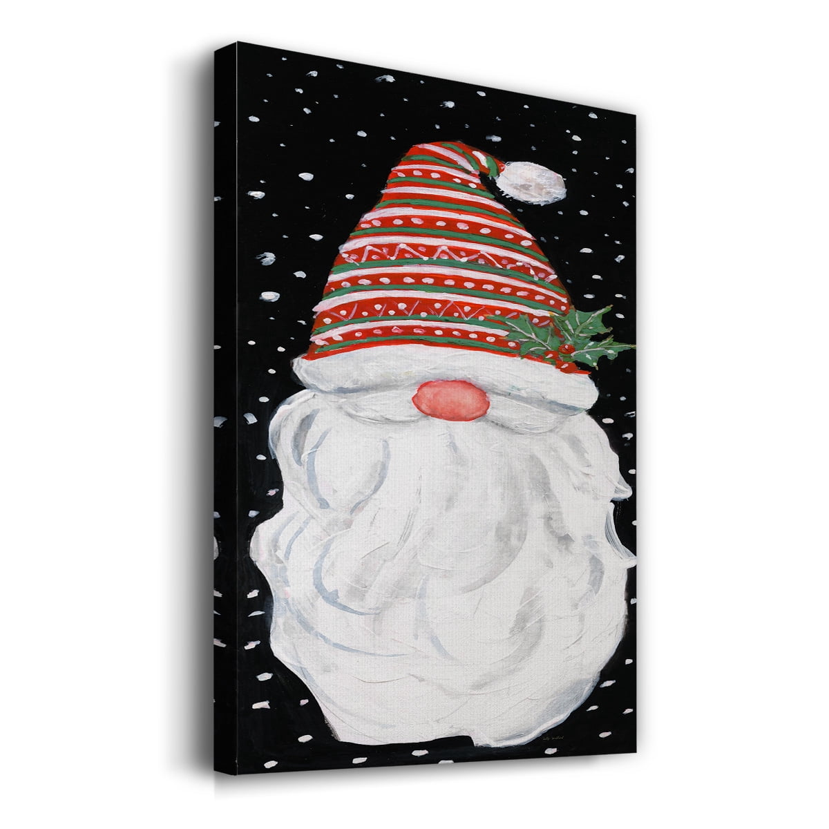 Winter Home Gnome- Gallery Wrapped Canvas