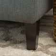 thumbnail image 2 of Noble House Causeuse de Rangement Moderne en Tissu Reyansh, Charbon, 2 of 6