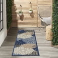 thumbnail image 4 of Nourison Aloha Indoor/Outdoor Blue/Multicolor 2'3" x 10' Area Rug, (2x10), 4 of 9