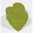 thumbnail image 2 of Inkdotpot Real Rose Gold Foil Thanks From The New Wedding Tags Favor Hang Paper Tags 100 Pieces, 2 of 6