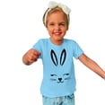 thumbnail image 5 of Lilgiuy Easter Shirt for Toddler Boys Girls Cute Easter Bunny Shirt Kids Fun Easter Rabbit Graphic Short Sleeve Round Neck Soft Tee Top for Going to School(Light Blue,11-12 Years), 5 of 5