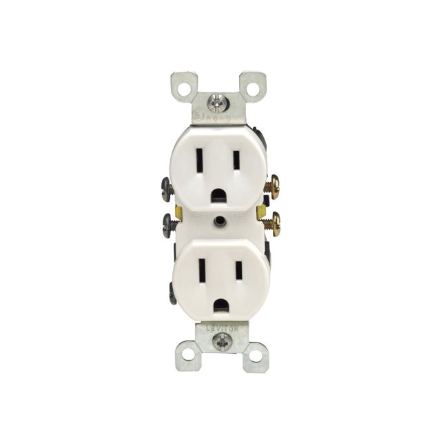 Salida dúplex Leviton 102-5320-WSP de 15 A 125 V