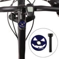 thumbnail image 3 of 4xHeadset Stem Top Cap Cover Bike Auriculares Tapas Para Bicicletas De Carretera Ciclismo Patrón De Cara Negro, 3 of 8