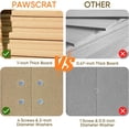 thumbnail image 4 of Cat Scratching Post 32 Inch High, 5.5 Inch Large Diameter Natural Sisal Cat Scratch Post, Scratch-Resistant and Durable Tall Cat Scratcher for Indoor Cats, 4 of 9