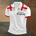 thumbnail image 2 of Zmoon Men's Union Jack Short Sleeve Polo Shirt, 2 of 3
