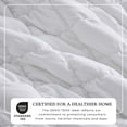 thumbnail image 3 of Solid Quilt Set - Lightweight, Soft, All-Season - 2-Piece Puff Textured Bedding Set (Twin / Twin XL, White), 3 of 6