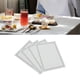 thumbnail image 1 of Manteles Individuales Para Mesa De Comedor, Uso De Doble Cara, Tapetes De Cuero Para Vajilla, Reducción De Ruido, Uso Versátil, 4 Piezas, 40x30cm, Para Cocina Familiar, 1 of 7