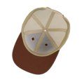 thumbnail image 3 of TODOZO Trucker Hat Baseball Cap Snapback Fitted Hats for Men Women Snap Closure Design Breathable Mesh Side Durable Unimesh Hat Cap Hat Visor Hat Brown One Size, 3 of 3