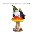 thumbnail image 4 of Estatua De Gnomo De Jardín Estatuilla De Gnomo De Resina Bonita Escultura De Gnomo Impermeable Decoración De Gnomo De Jardín Atractivo Para Patio Césped Porche Guardurnaity HA028025-01, 4 of 7