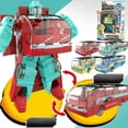 thumbnail image 3 of Transformable Heroes Rescue Bots Transform Robot Car for Kids Vehicle ToysBus Mixer Robot Car Converting Toy Gift Toys for Ages 3 And Up, 3 of 11