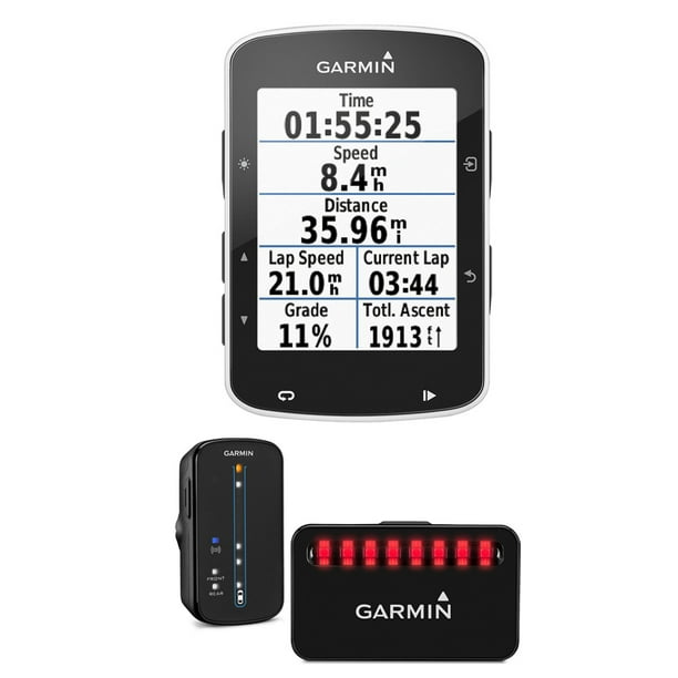 Garmin Edge 520 Bike Gps Tail Light And Head Unit Bundle Includes Edge 520 Bike Gps And Varia Rearview Radar Tail Light And Head Unit Bundle Walmart Com Walmart Com