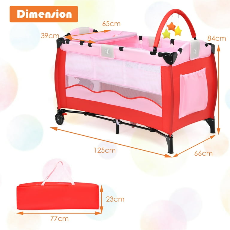 Costway baby cheap crib bb0444