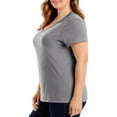 thumbnail image 3 of Hanes Women's Nano-T V-Neck T-Shirt, 3 of 3