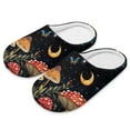 thumbnail image 6 of Chaqlin Galaxy Moon Mushroom Travel Slippers Soft Plush Fuzzy Comfy Non Slip Indoor Outdoor House Shoes Warm Cozy Memory Foam Sole Lightweight For Women, 6 of 7