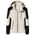thumbnail image 6 of IROINNID Men's Waterproof Hooded Windbreaker Jacket Color Block Lightweight Outdoor Rain Coat with Adjustable Drawstring and Zipper Pockets for Hiking Camping, 6 of 9
