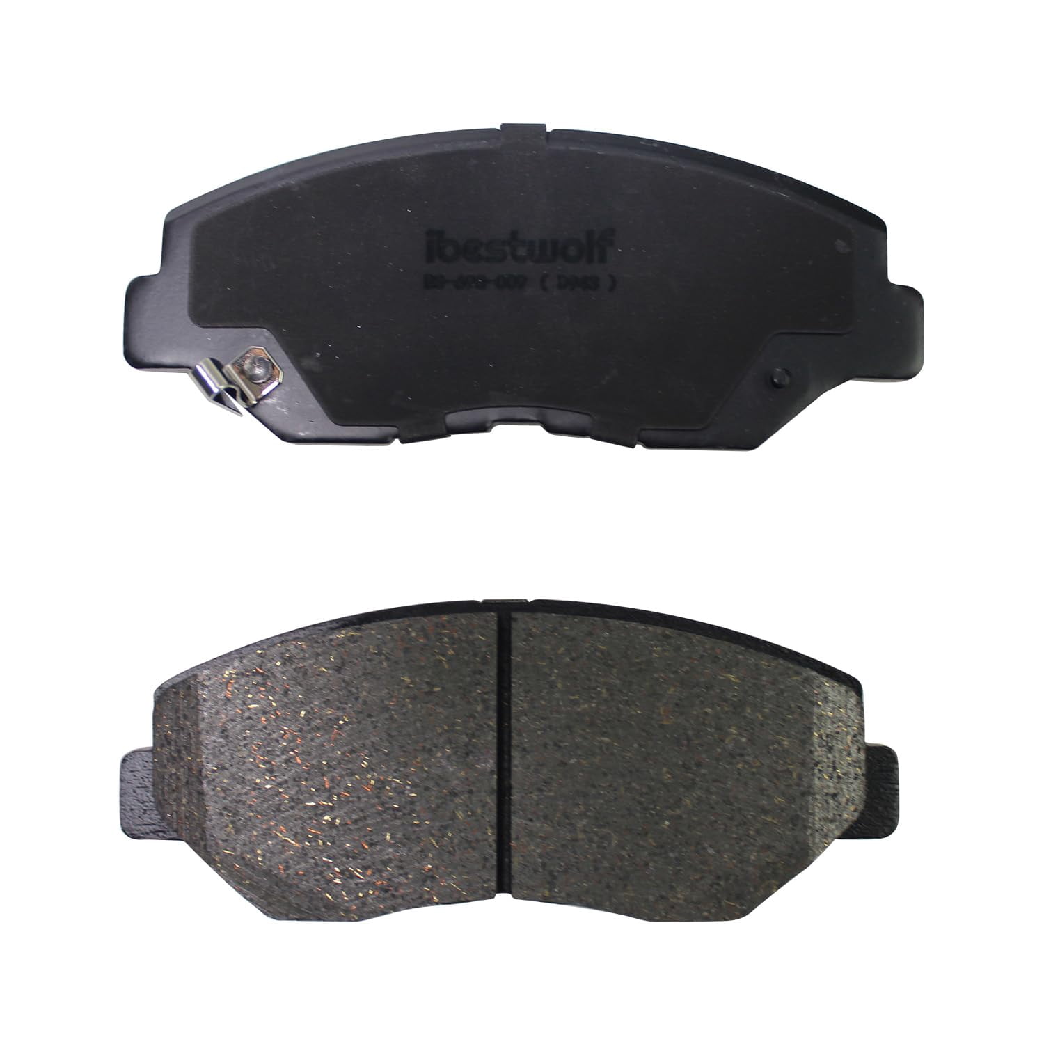 BST BSSPF Front and Rear Ceramic Brake Pads for 2003 2004 2005 2006 2007 2008 Honda Pilot, Disc Brake Pad Replacement P-943 P-865