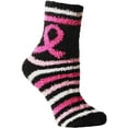 thumbnail image 2 of Yacht & Smith 24 Pairs Womens Wholesale Bulk Warm And Cozy Fuzzy Socks, Colorful Winter Socks (24 Pairs Pink Breast Cancer Awareness), 2 of 7
