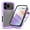 Purple, variant on Dteck Case Built-in Screen Protector for iPhone 17 Pro,Slim Fit Full-Body Shock Absorption Sturdy TPU+PC Case Heavy Duty Shock Resistant Hard Cover for iPhone 17 Pro,Black
