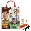 Toy Story 4 Plastic Trick Or Treat Halloween Bag & Mini Safety Flashlight Plusif Im Lost Sticker Bundle