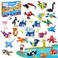 thumbnail image 1 of Set de bloques de construcción NOMISURIT Ocean Animals para niños de 6 a 12 años, 24 peniques, 1 of 7