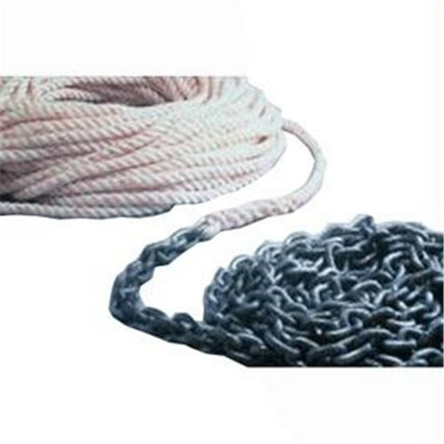 Powerwinch 150 ft. of 1/2 Inch Rope 10 ft. of 1/4 Inch Ht Chain Rode