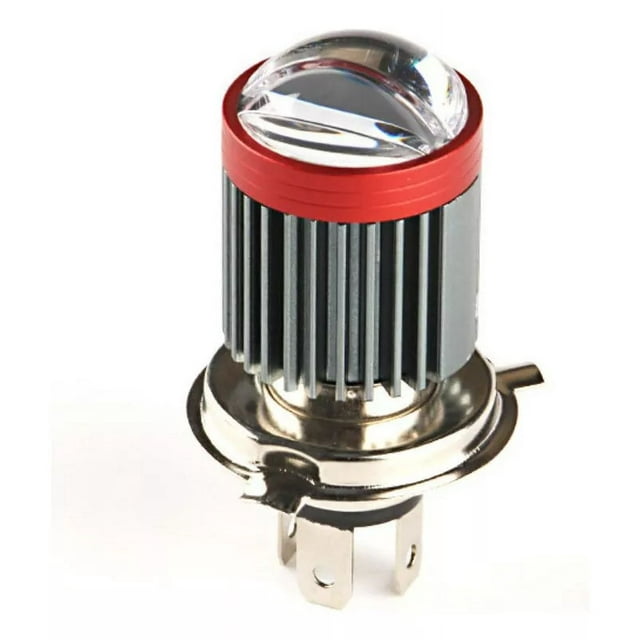 Para Foco Faro Led Mini Lupa H4 Ba20d H6 Alta Baja Moto /