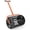 Orange, variant on Gymax Compost SpreaderPeat Moss Spreader Roller w/Height-adjustable T-shape Handle Black