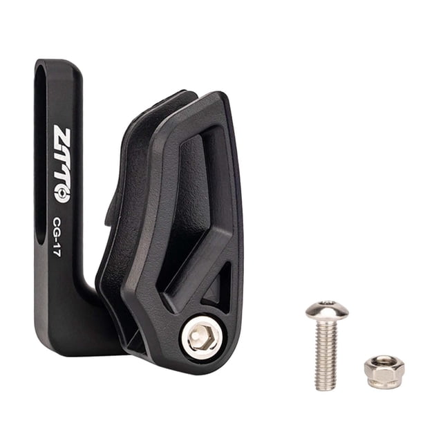 Guía de cadena de bicicleta, protector de plato para sistema 1x, protección de cadena de desviador delantero Negro