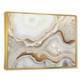 thumbnail image 2 of Designart "Golden Beige Geode Scene" Stone Geode Floater Framed Wall Decor, 2 of 5