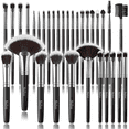 thumbnail image 3 of 18-32Pcs Makeup Brushes set profession Cosmetic Concealer eyelashes Powder Blush Soft Fluffy Blending Brush Beauty Toolsdasndobo 24pcs purple, 3 of 6