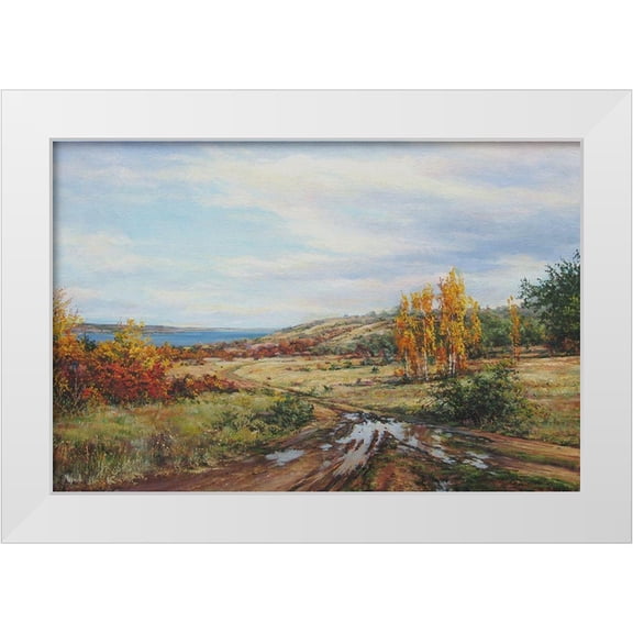 Cernov, Ivan 14x11 White Modern Wood Framed Museum Art Print Titled - During September