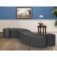 thumbnail image 3 of Logan Round Ottoman (Set of 2) Grey, 3 of 5