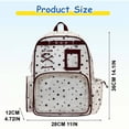 thumbnail image 3 of Cute Ita Bag Backpack, Aesthetic Large Capacity Daypack with Pin Display Window, Versatile Travel Backpack for Conventions, Everyday Use, and Streetwear Style, 3 of 8
