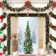 thumbnail image 4 of pstuiky Cubrepuertas navideño de 89 x 200 cm - Diseño de Papá Noel - Decoración navideña para la puerta - Decoración para fiestas y festivales, 4 of 6